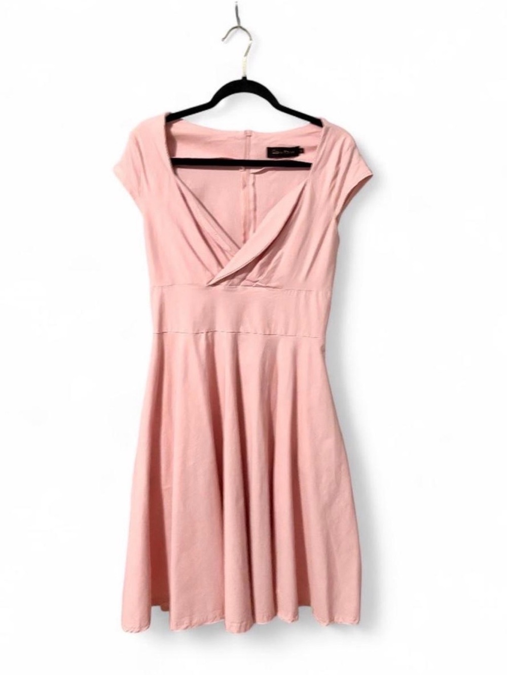 Downtown Retro Classic Blush Pink Fit & Flare Dress XL Vintage Inspired